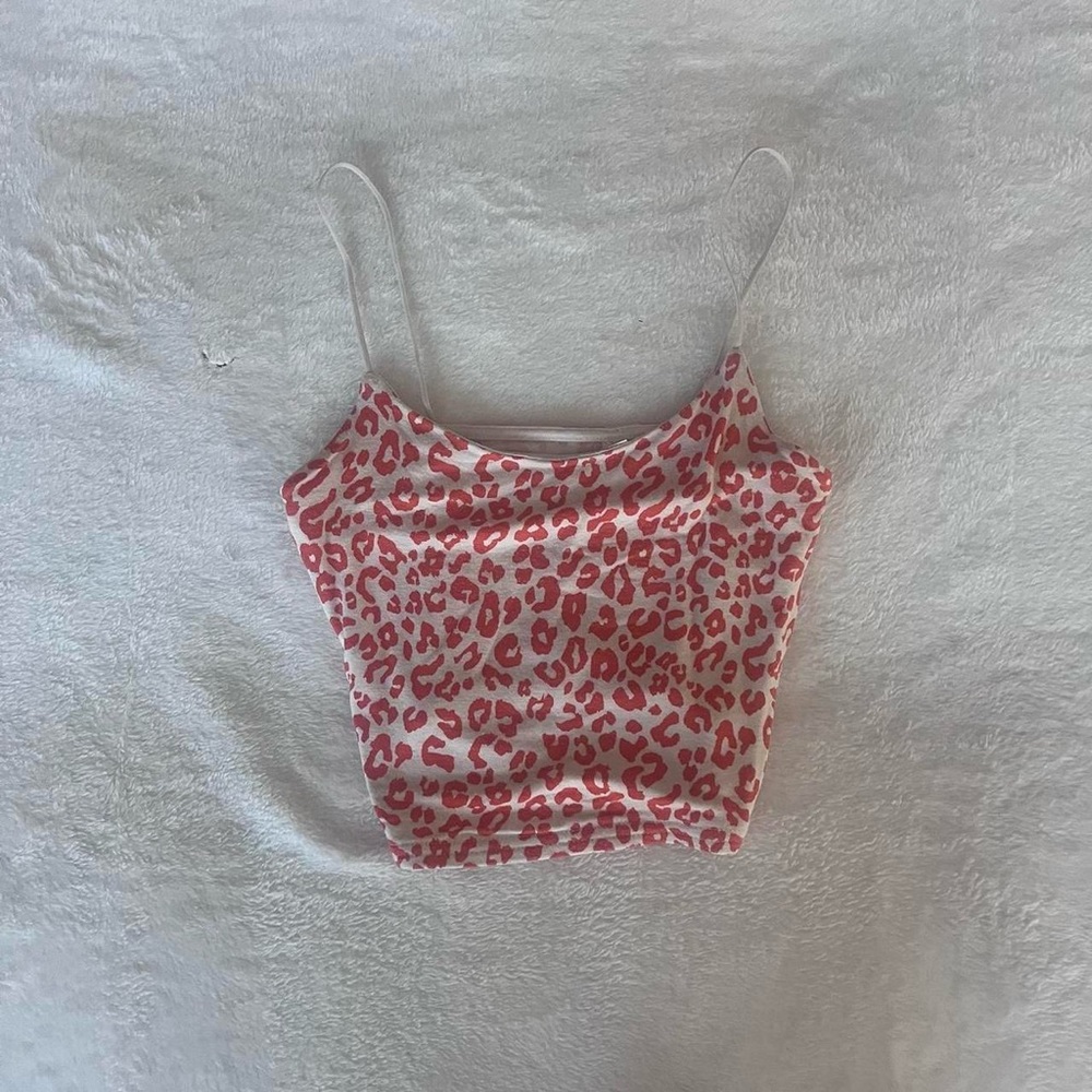 pacsun cheetah print tank